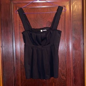 Moth/Anthropologie Black Tank Size Medium
